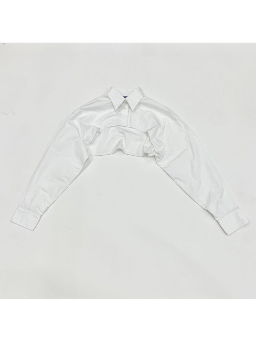 Prada Poplin Dress Cotton Triangle Logo White - Picture 11 of 12